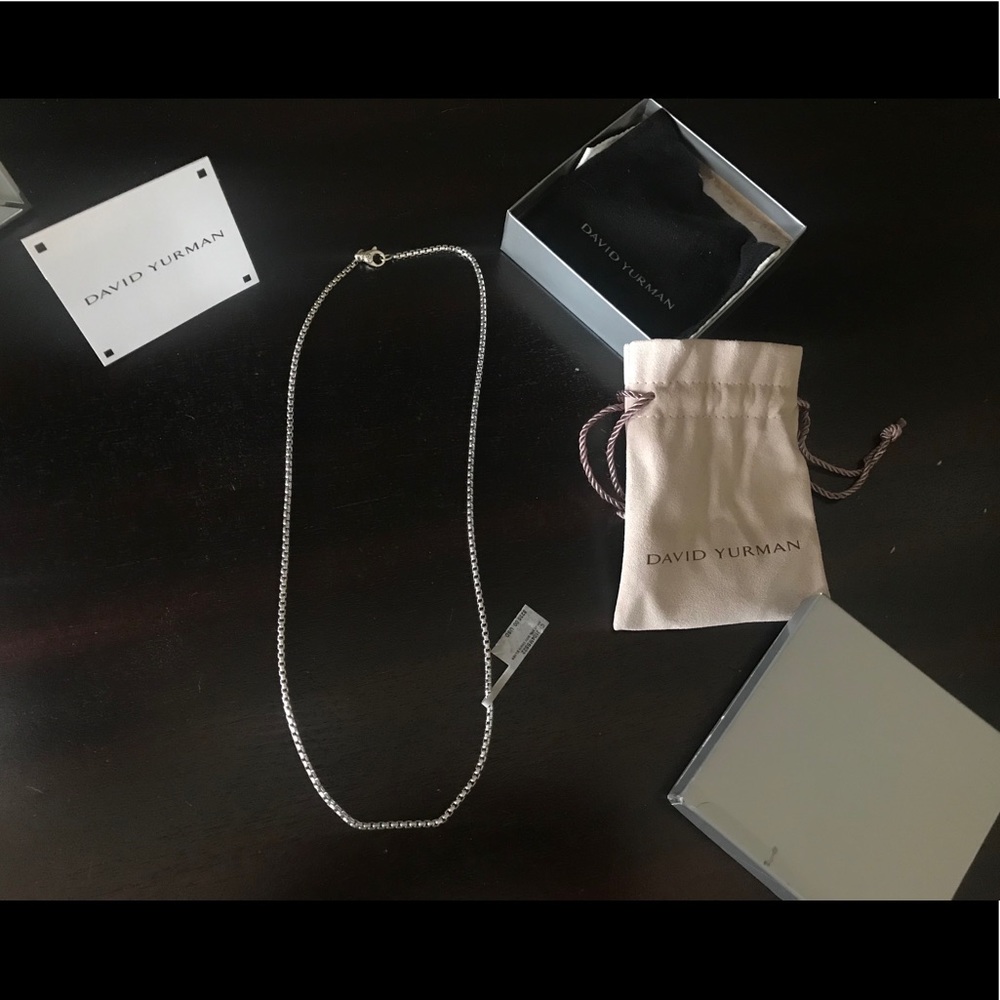 David Yurman Small Box Chain Necklace